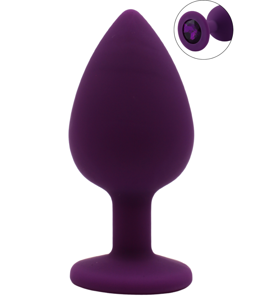 Plug bijou violet Large - DB-RY069PUR